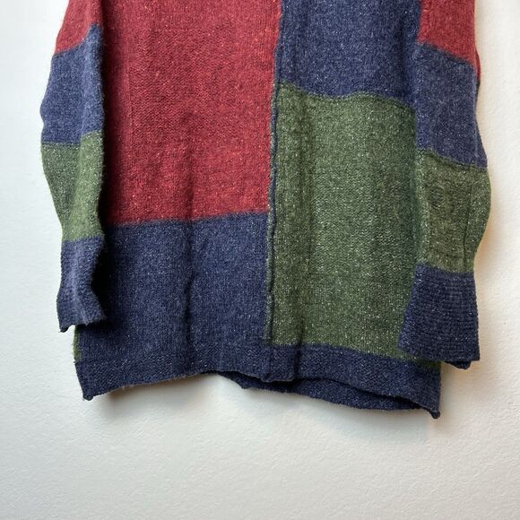 Kerry Traditions Woollen Mills Killarney Ireland Sweater S Colorblock Wool Silk - Picture 3 of 13